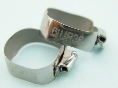 40Pcs Dental Orthodontic 1st Molar Band&Buccal Tube U1/L1 Non-convert. MBT .022