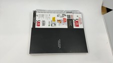 Five Star Wide Ruled Notebook, 5 Subject, Black, 200 Sheets, 8in x 10.5in