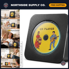 Portable Bluetooth CD Player for Home - Desktop Music Player, Compact  Stylish