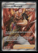 Single Strike Style Mustard (Full Art) Holo SWSH05: Battle... 163/163 NM Pokemon