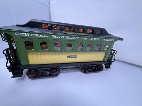 Jim Beam Decanter Train Passenger Car EMPTY Green and yellow VTG - Imagen 6 de 23