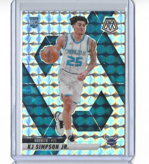 2024-25 Mosaic Basketball KJ Simpson Jr Rookie Mosaic Prizm #239