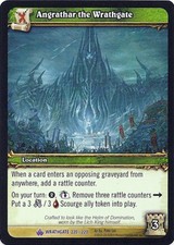 Moderate Play WoW TCG Angrathar the Wrathgate Wrathgate World of Warcraft