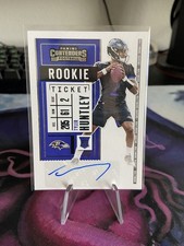 2020 Panini Contenders TYLER HUNTLEY Rookie RC Ticket Auto #273 RAVENS