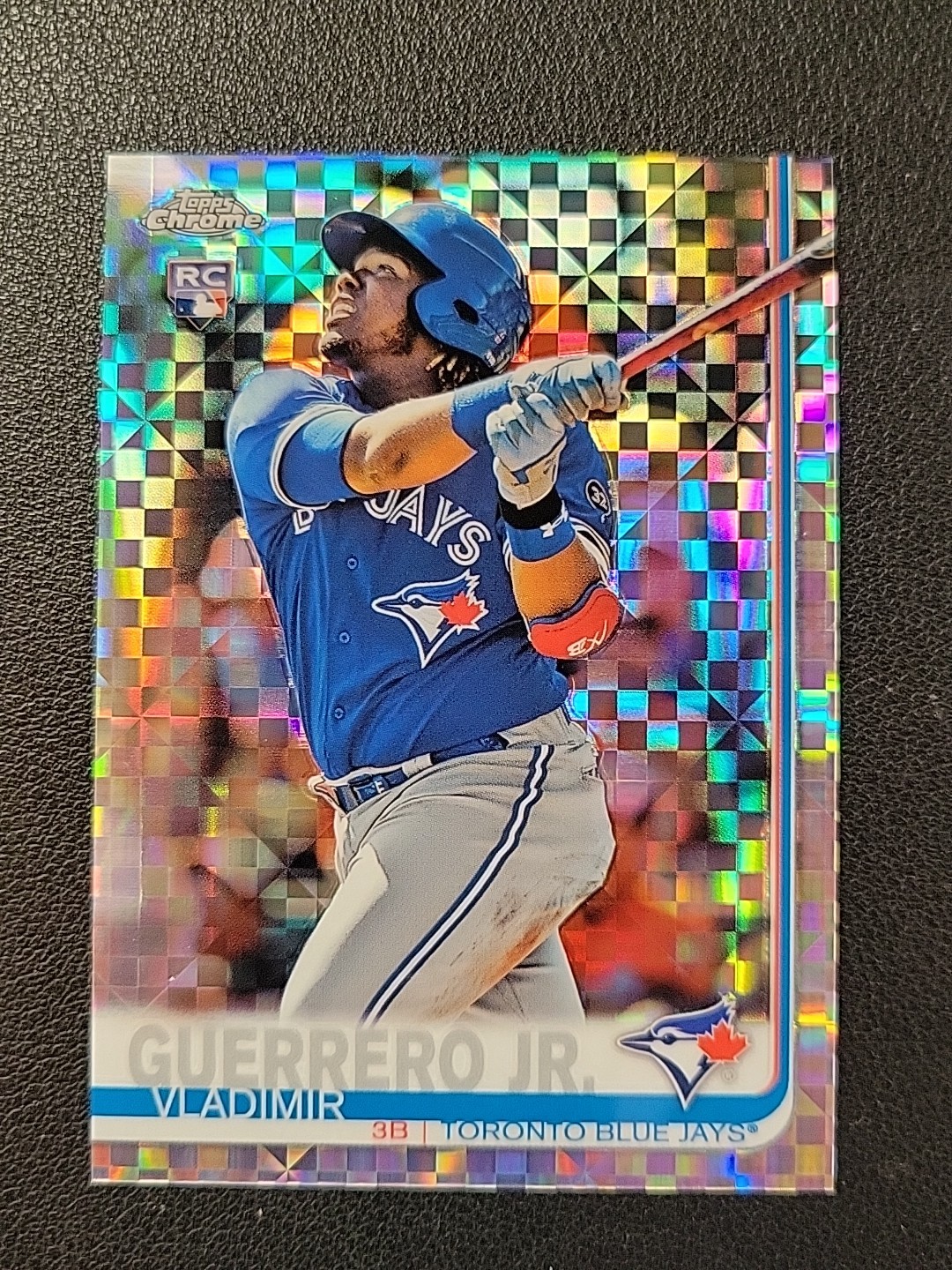 2019 Topps Chrome Vladimir Vlad Guerrero Jr. Rookie RC X-Fractor Blue Jays #201