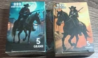 (2) 5g .999 Fine Silver Pan Silver Company Zombie Cowgirl and Cowboy Bar Sealed