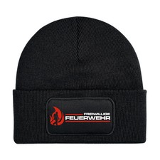 Feuerwehr Mütze | Wintermütze Firefighter | Patch Beanie M1