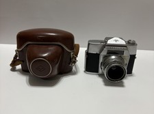 Agfa Agfaflex Vintage Film Camera with Leather Case Tested Working Condition