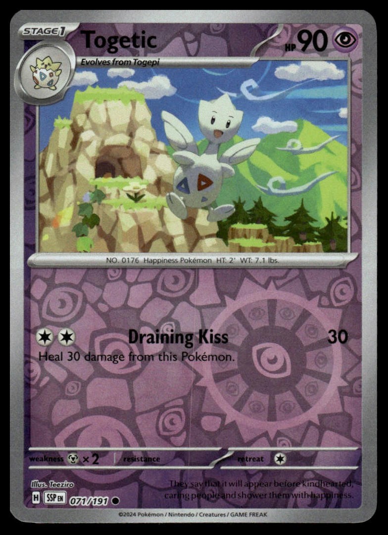 Togetic SV08: Surging Sparks #071/191 Reverse Holo NM