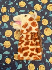 VINTAGE R. DAKIN  CO GIRAFFE Zoolife Safari Wildlife HAND PUPPET PLUSH 1978