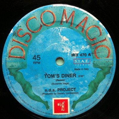 N.D.A. Project* - Tom's Diner (12'') (Very Good Plus (VG+)) - 3812142230