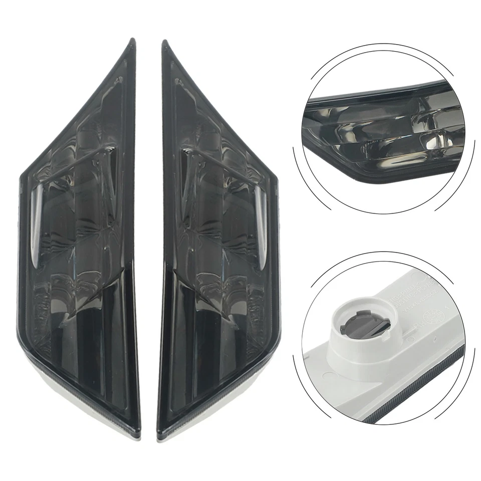 Smoked Side Marker Lamp Turn Signal Light Compatible with For Civic - Image 4 of 4