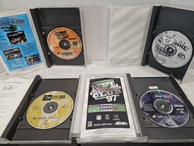 Sega Saturn Model 2 MK-8000A W/ 13 Games, Backup Cart, Controller And Cables