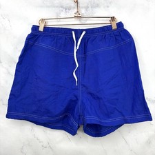 Vintage Jantzen Swim Trunks Shorts Retro 70s 80s Mens L Blue Striped Swim USA