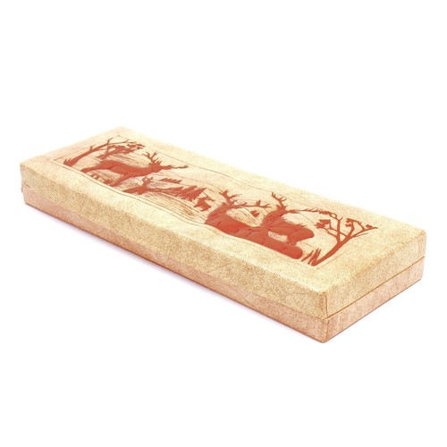 JUEGO DE TALLADO DE CUERNOS DE IMITACIÓN DE CIERVO ALCE BOKER de colección afilador de horquillas de cuchillos hecho en EE. UU. - Imagen 4 de 14