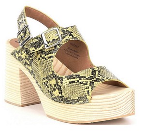 snake print clogs