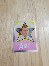 1992 Panini Mattel BARBIE PT4 Silver Foil French Sticker Card ALAN