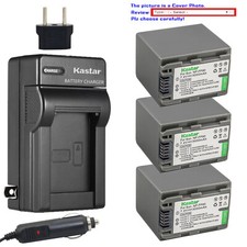 Kastar Battery AC Travel Charger for Sony NP-FP90 NP-FP91 Sony DCR-DVD605 DVD605