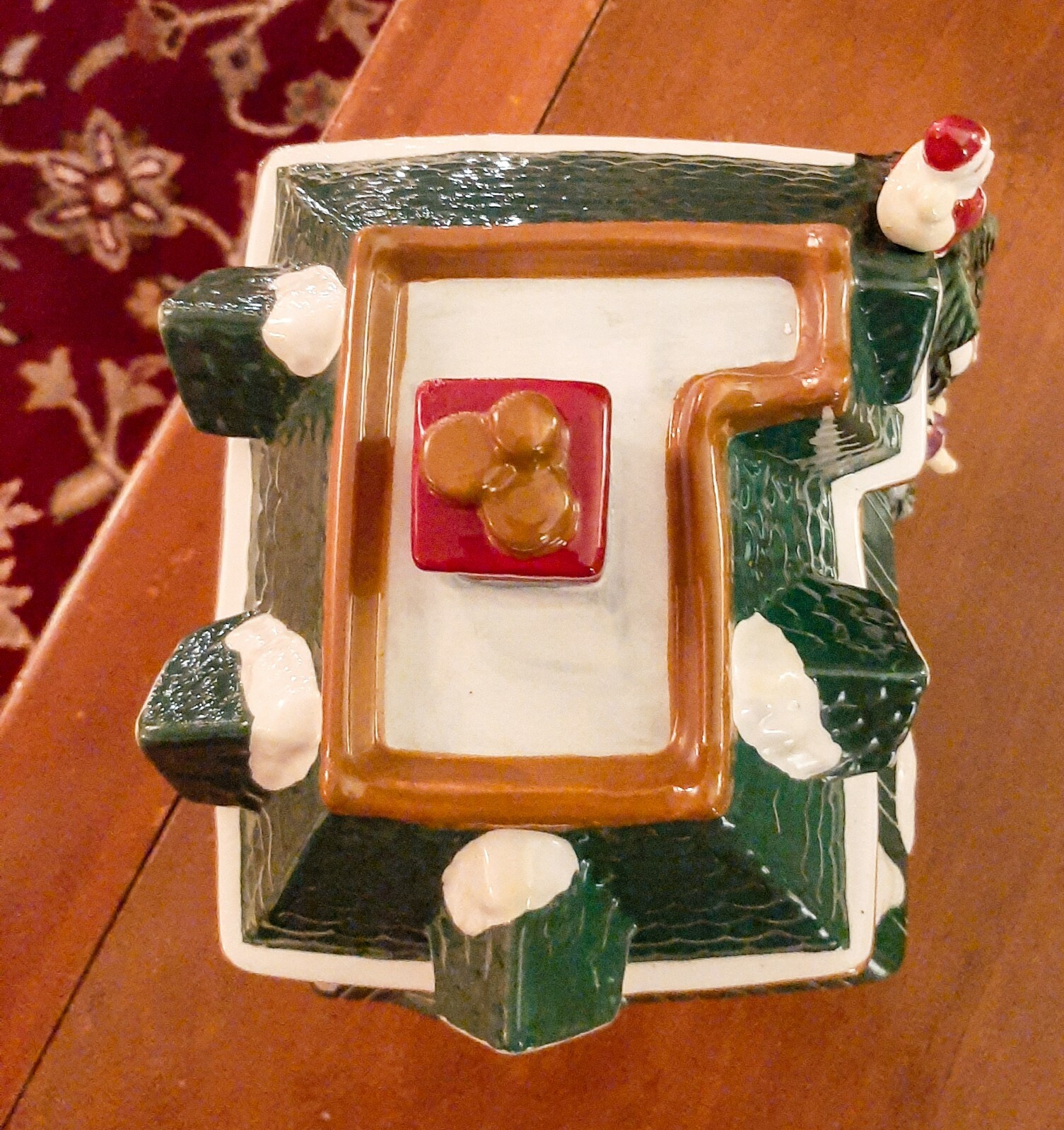 Spode Christmas Tree Village Collection Train Station Ceramic Cookie