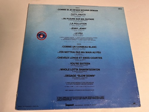 Johnny Hallyday Volume 7~With Printed Inner Sleeve~French Import~Quick Shipping - Picture 2 of 3