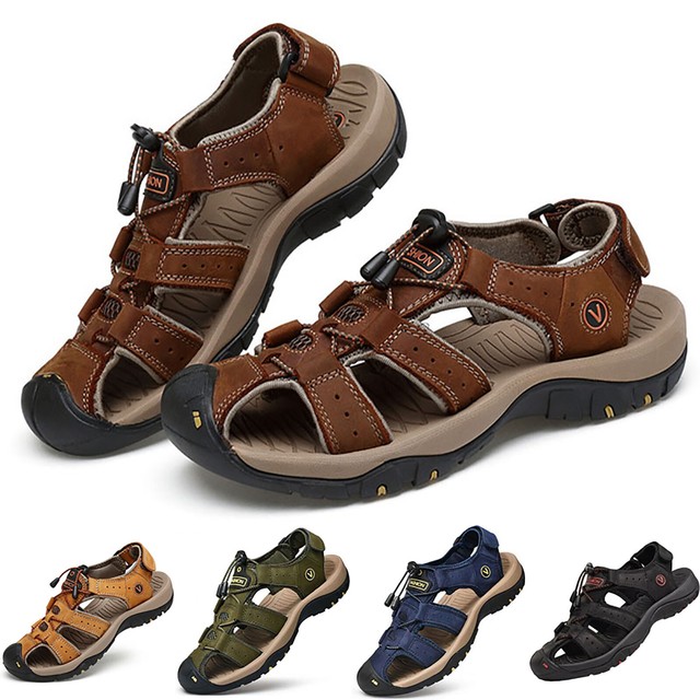 Karrimor Antibes Leather Walking Sandals Summer Sport Shoes Gents Mens