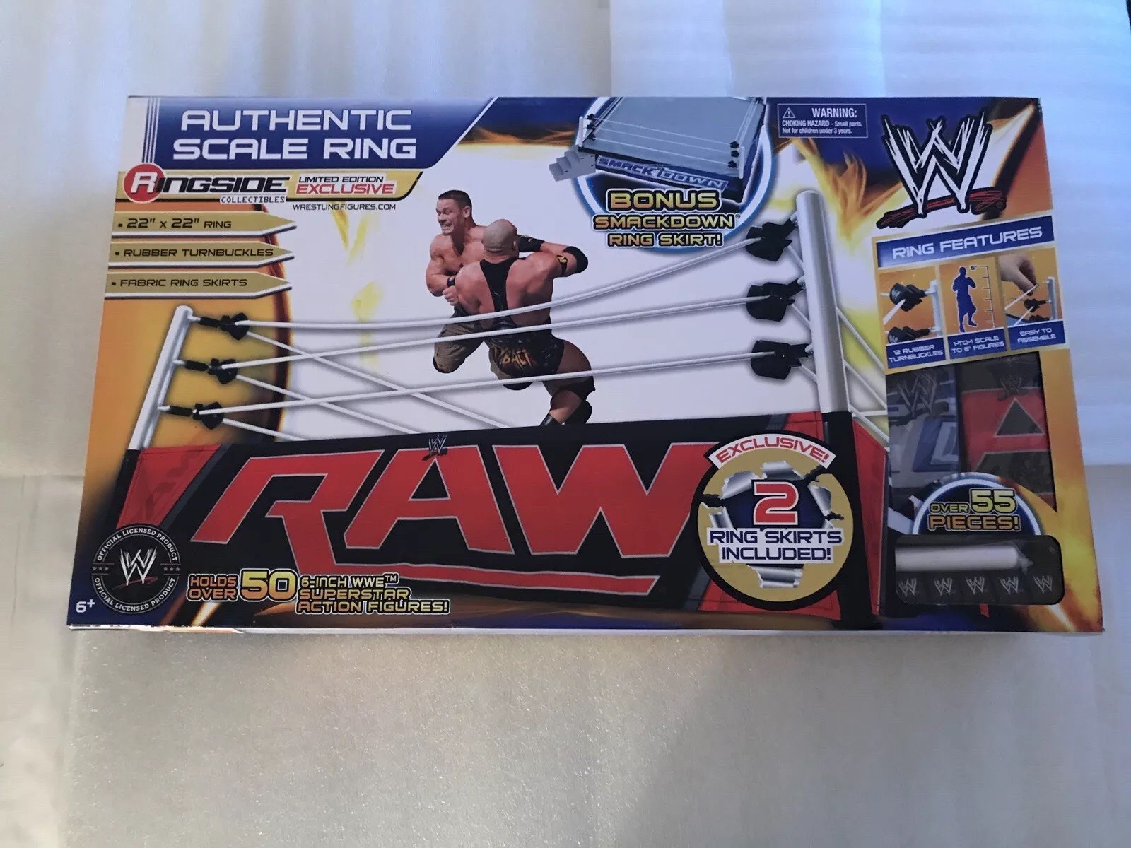 wwe authentic scale ring