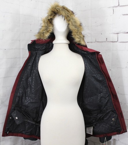 Volcom Fawn Insulated Snowboard Jacket, Womens' Extra Small/XS, Scarlet New - Picture 5 of 5