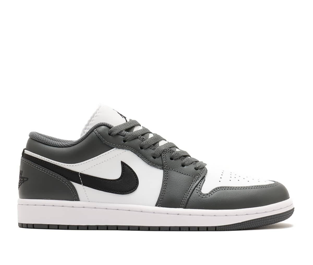 Nike Air Jordan 1 Low Iron Grey 553558-152 Men's Size New