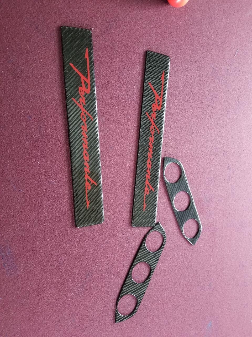 CUSTOM COLORS Carbon Fiber Lamborghini Gallardo threshold Door Sills