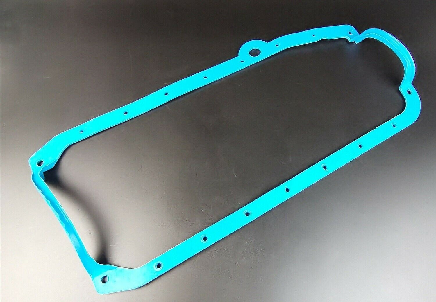 SBC 1 Piece Oil Pan Gasket Blue Pre 79 Early Fits SB 265 283 327 350
