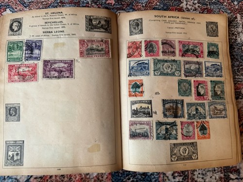Vintage Improved World Postage Stamp Album - 第 9/24 張圖片
