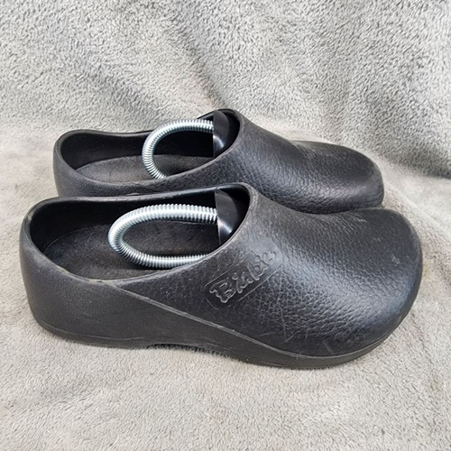 Birkenstock Schuhe Damen 7 Herren 5 Schwarz Synthetik Birki's Slipper Clogs - Bild 5 von 12