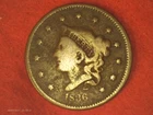 Photo of a 1836-P Large Cent from an eBay listing that sold on Jul 18, 2026