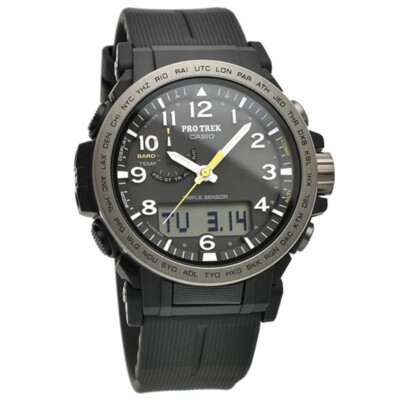 プロトレック Climber Line PRW-51Y-1JF Casio Pro Trek PRW-51Y-1JF Black Climber Line Solar Radio Men