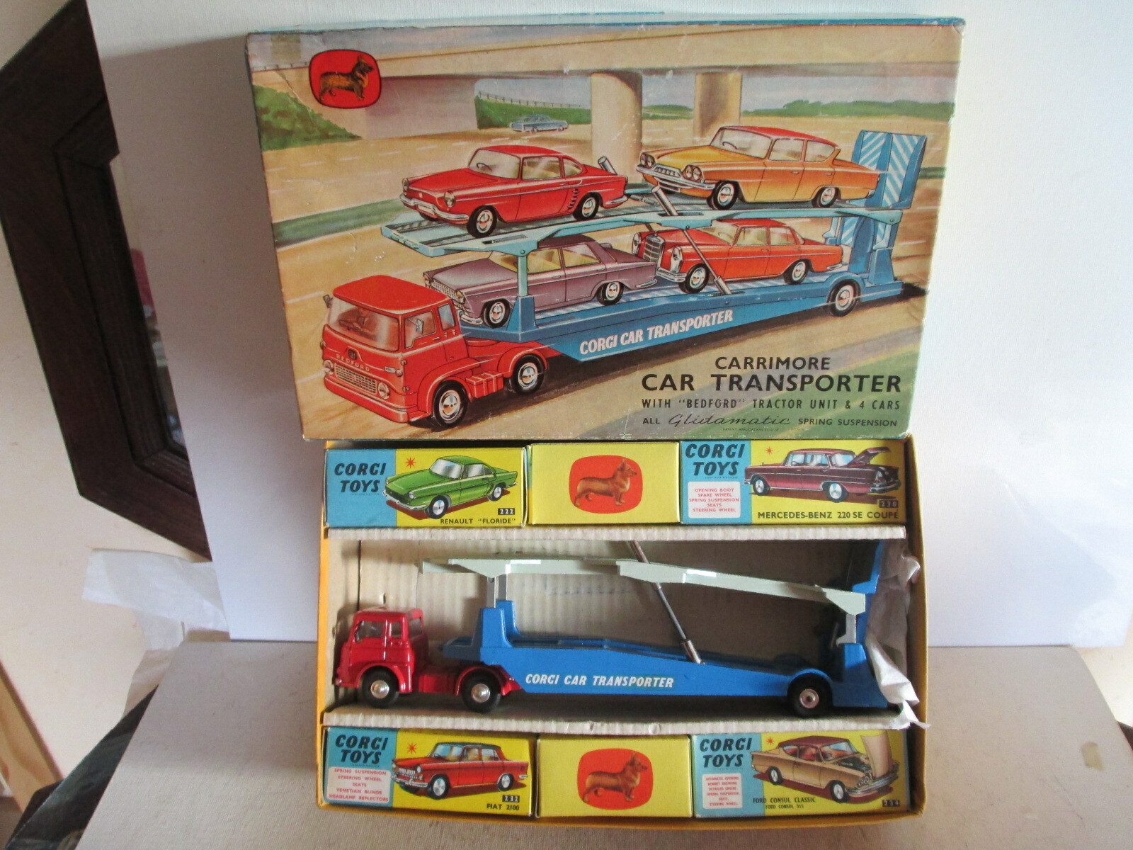 CORGI GIFT SET 28 GS28 BEDFORD TK auto TRANSPORTER COFFRET CADEAU 28 SO NICE L@@K CORGI GIFT SET 28 GS28 BEDFORD TK auto TRANSPORTER COFFRET CADEAU 28 SO NICE L@@K