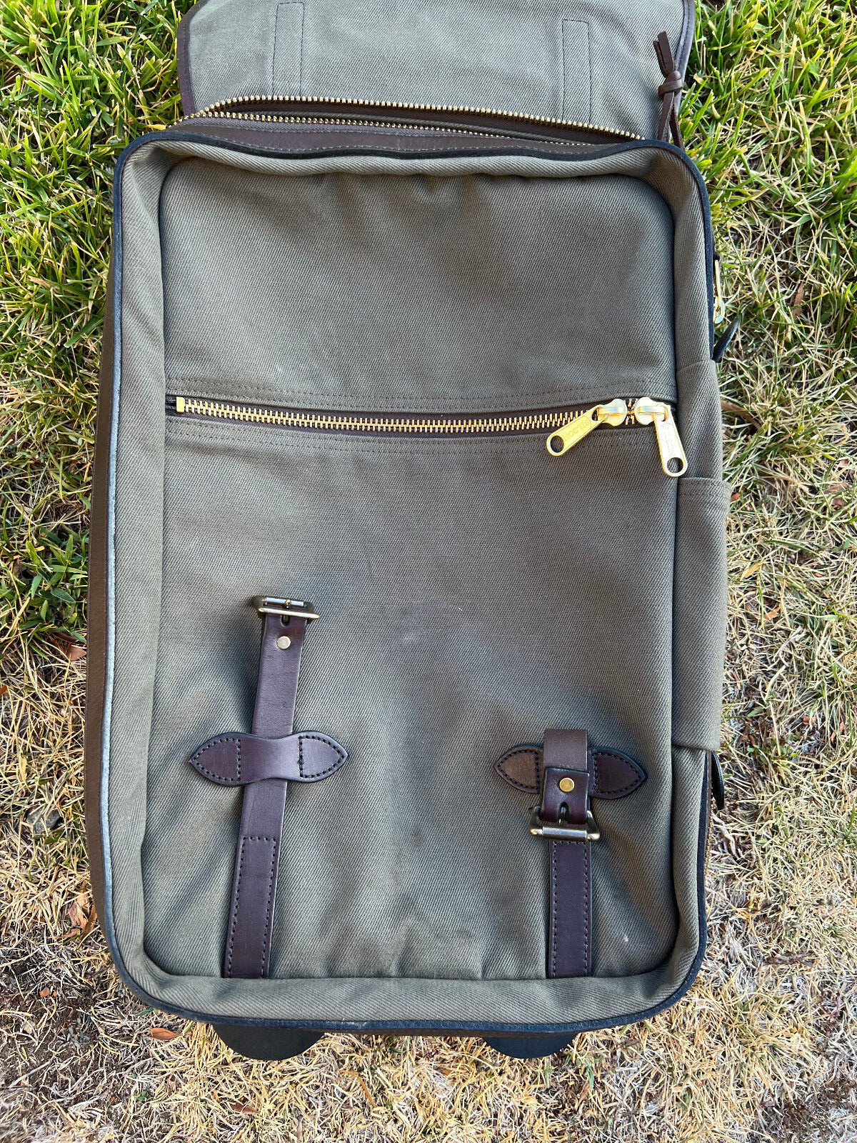 Filson Rugged Twill Rolling Carry On Otter Green Gem