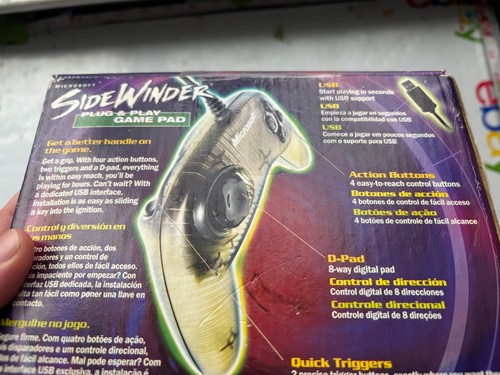 Microsoft Sidewinder USB Plug & Play Game Pad Windows 98 1.0 - Picture 7 of 17