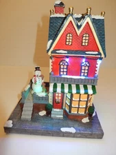 Holiday Village House Gift/ Republic Tobacco Changing Lights Musical 2020
