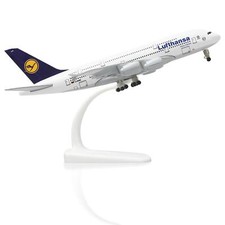 Airbus A380 1/300 German Airlines Diecast Metal Airplane Model with Stand