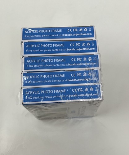 Boxalls 3.5 X 5 Inches Acrylic Picture Frame with Stand - 5 Pack Clear - Picture 6 of 18