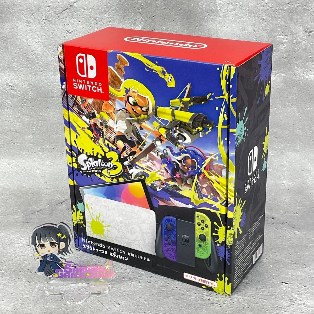 Nintendo Switch 64 GB OLED Console White Neon Red & Blue Zelda