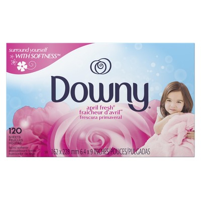 Fabric Softener Dryer Sheets, April Fresh Scent, 120 Count, Pack of 3