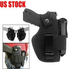Universal IWB OWB Tactical Gun Holster with Mag Pouch Concealed Carry Pistol US