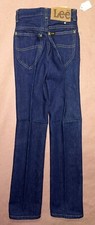 Vintage 1990 s Lee Strait Leg Girls Jeans, Deadstock NWT, Size 8