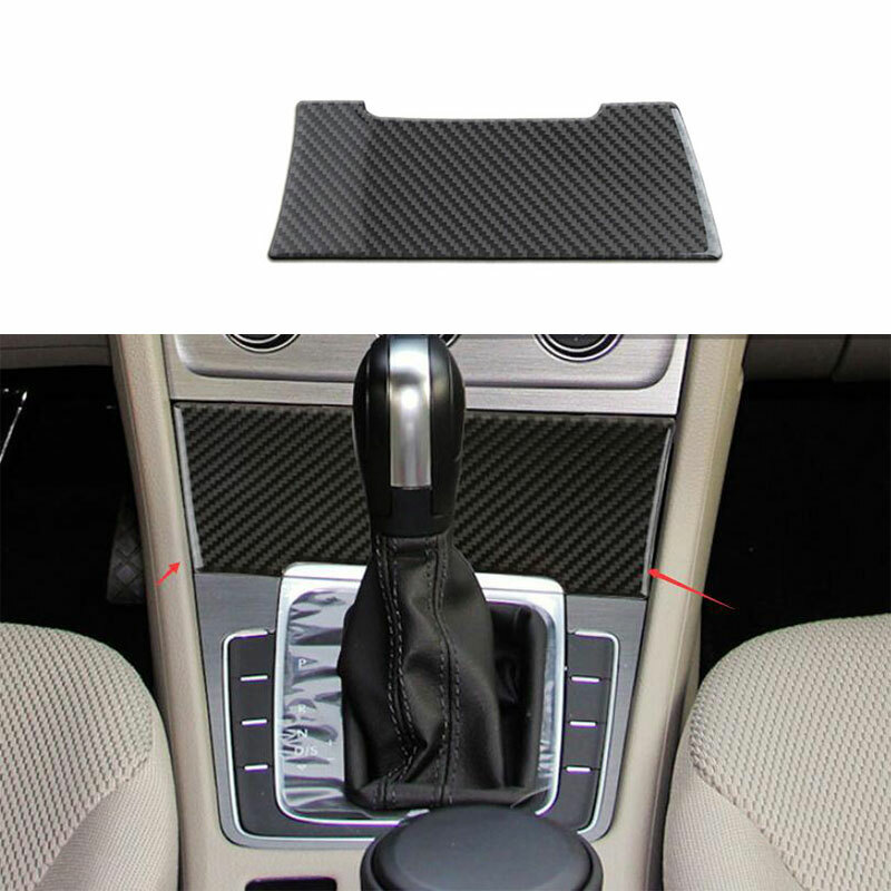 mk7 golf cigarette lighter For VW Golf MK7 2014-2019 Real Carbon Fiber Console Cigarette Lighter Decor  1PCS