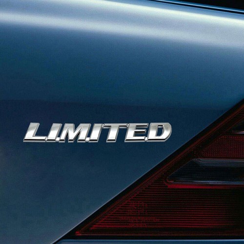 1x BOOSTED Emblem – Alloy Trunk/Fender Badge Decal In Black Chrome