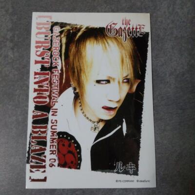 the GazettE RUKI プロマイド フォト 写真 缶バッチ the GazettE RUKI プロマイド フォト 写真 缶バッチ - メルカリ