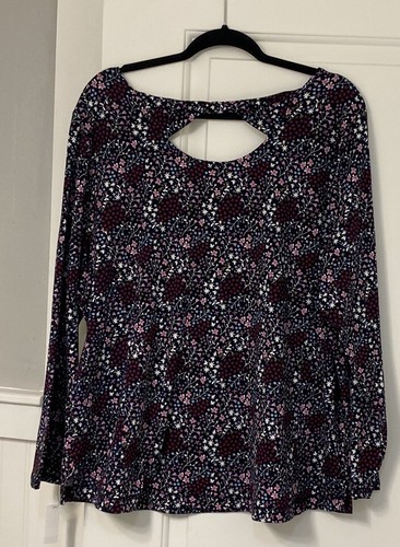 Neu mit Etikett Talbots 2X T von Talbots geblümtes Stricktop - Bild 3 von 3