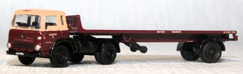 EXCLUSIVE FIRST EDITIONS EFE 22201 BEDFORD TK FLAT BED ARTIC BRITISH RAIL BOXED - Picture 2 of 13