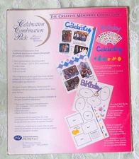 Creative Memories Celebration Combo Pack Stickers Die Cuts Photo Mounting Paper